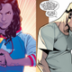 Image Credit: America #1 cover by Jamie McKelvie and Matthew Wilson/Uncanny X-Men #600 interior art by Sara Pichelli, Mahmud Asrar, Stuart Immonen, Kris Anka, Chris Bachalo, David Marquez, and Frazer Irving